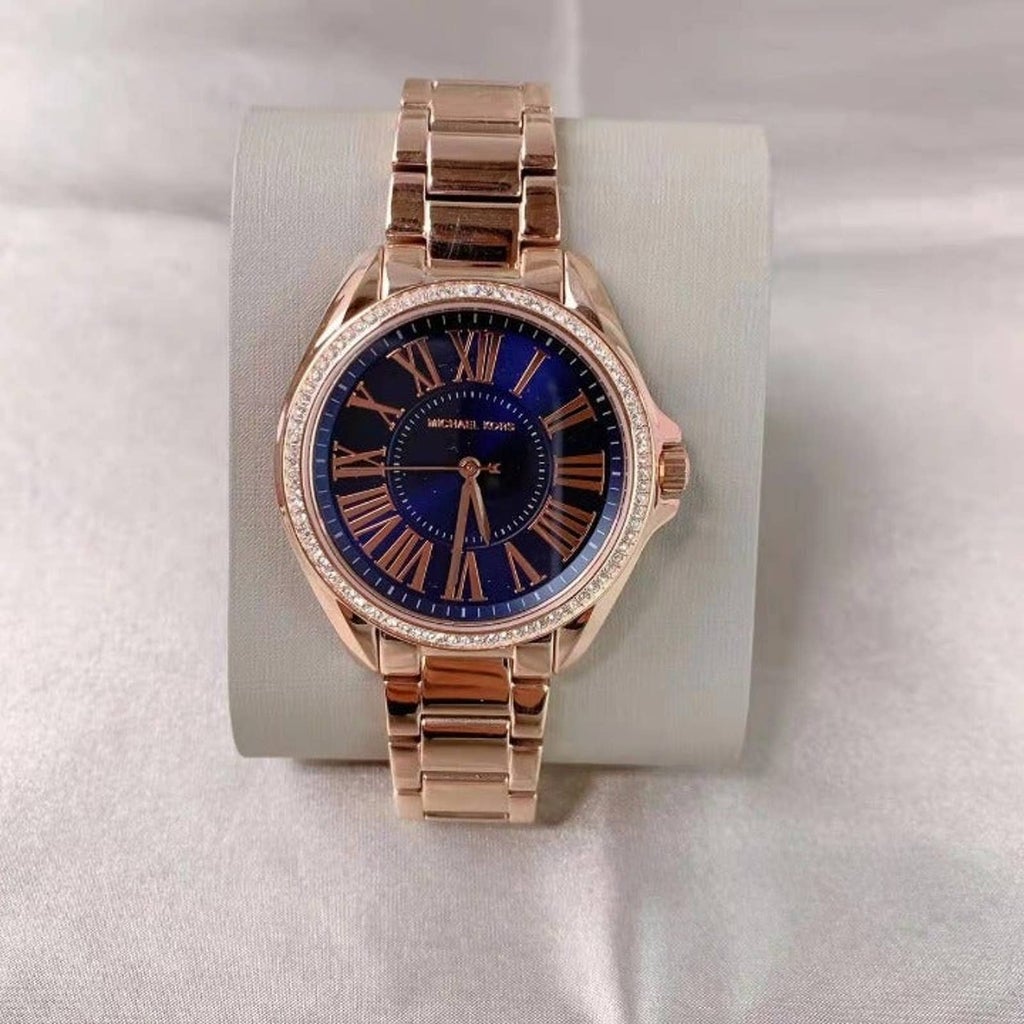 Michael Kors MK6930 Kacie Three-Hand Rose Gold-Tone Stainless Steel Watch Michael Kors MK6930 Kacie Three-Hand Rose Gold-Tone Stainless Steel Watch